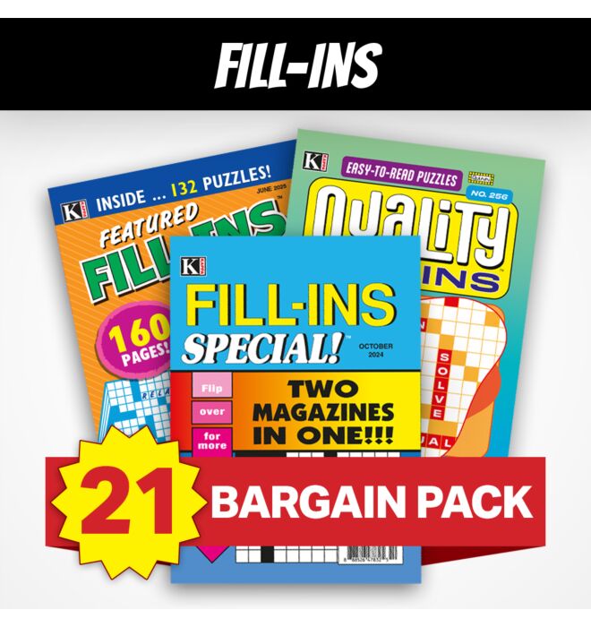 21 Fill-In Magazines