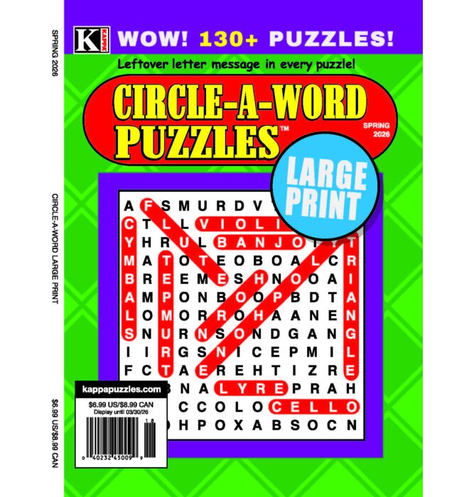 Super Circle-A-Word Large Print