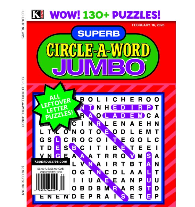 Superb Circle-A-Word Jumbo
