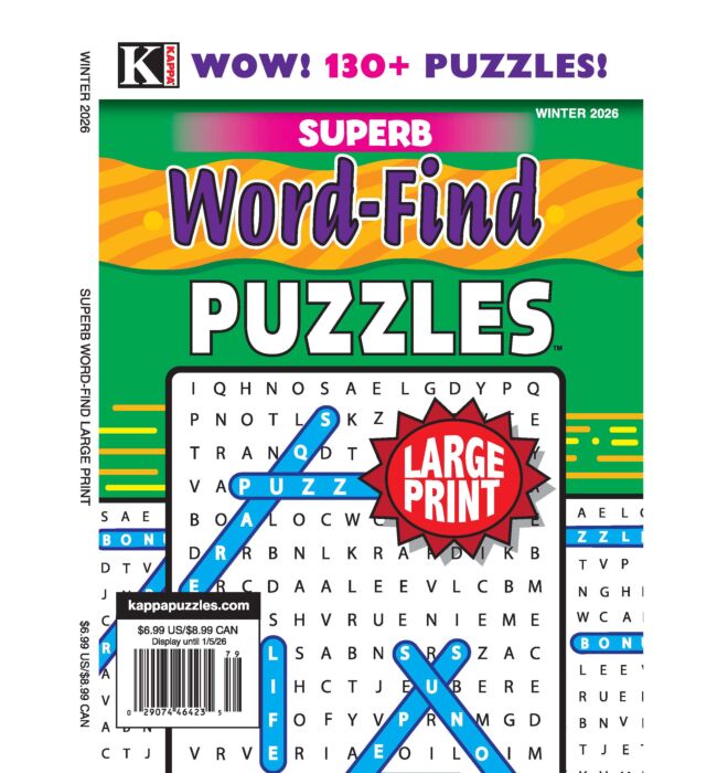 Superb Word-Find Large Print