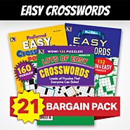 21 Easy Crossword Magazines