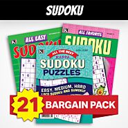 21 Sudoku Magazines
