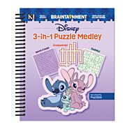 Disney 3-in-1 Spiral Puzzle Book