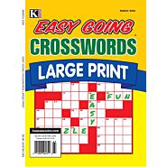 Easy Going Crosswords - Large Print