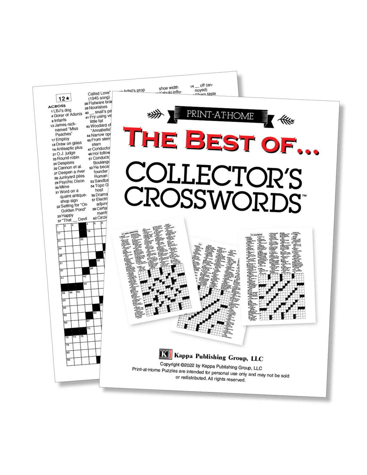 PrintatHome Collector’s Crosswords Kappa Puzzles