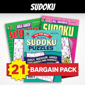 21 Sudoku Magazines