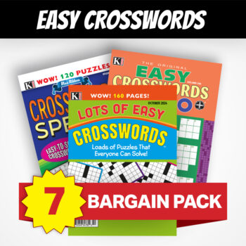 7 Easy Crossword Magazines