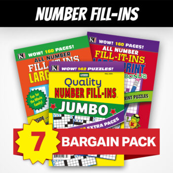 7 Number Fill-In Magazines