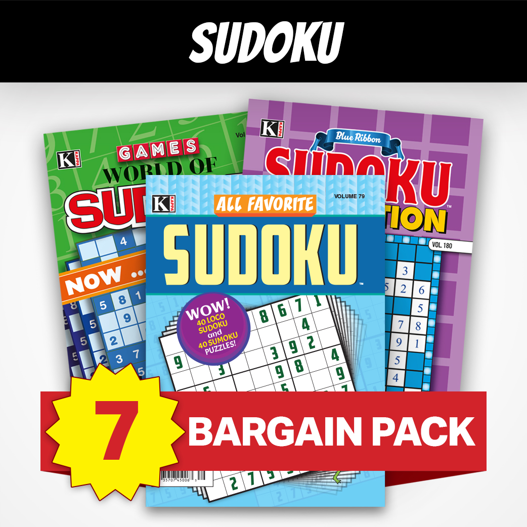 7 Sudoku Magazines